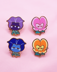WONDERLAND FLOWER ENAMEL PIN