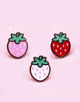STRAWBERRY FIELD ENAMEL PIN