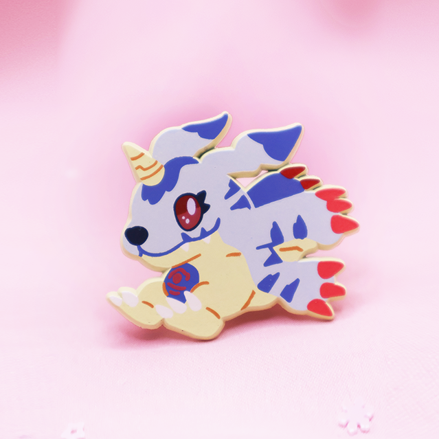 DIGIBABY GABUMON [ SOFT DYED ] ENAMEL PIN [MIXED GRADE]
