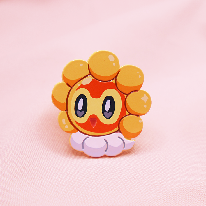 SUNNY FORM] CASTFORM [POKEMALLOW] SOFT DYED ENAMEL PIN – MAMOBOT