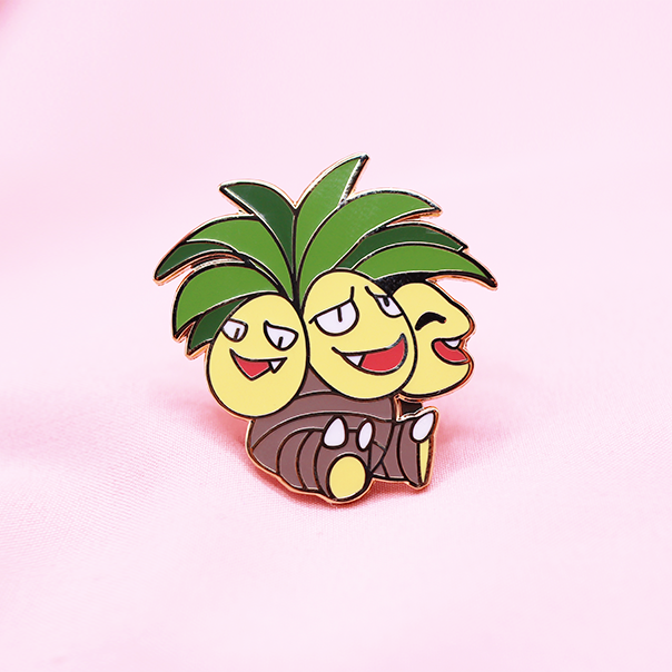 103 EXEGGUTOR ENAMEL PIN [MINI MONSTERS] [POKEDEX PROJECT]