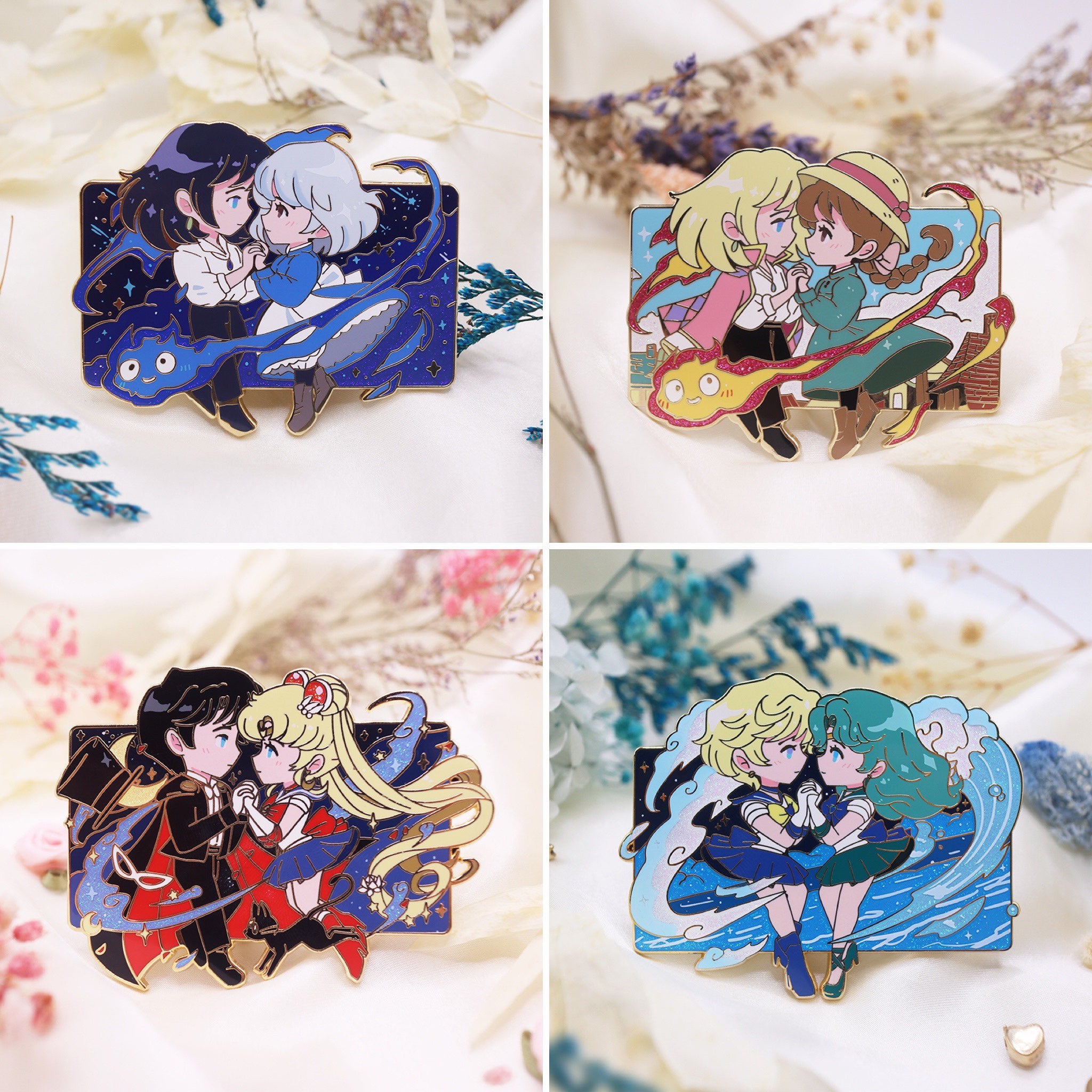 MIRACLE ROMANCE COLLECTION ENAMEL PIN SET [4PC]