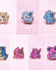 POKEDEX 025-049 ENAMEL PIN SET [MINI MONSTERS] [POKEDEX PROJECT] [25 PC]