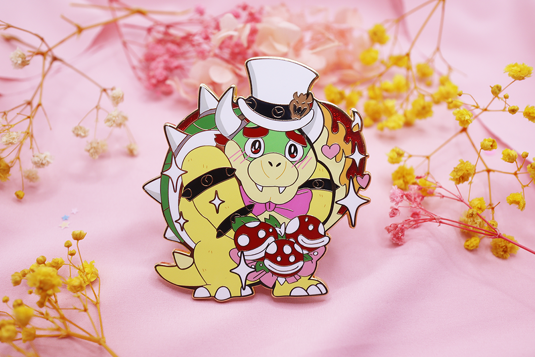 BOWSER BOWCHELOR ENAMEL PIN [NINTENDOLL CLASSIC]