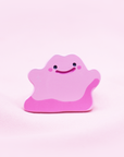 [4 PC SET] [OPEN SMILE] DITTO [SQUIGGLE] [RIGHT] [POKEMALLOW]  SOFT DYED ENAMEL PIN