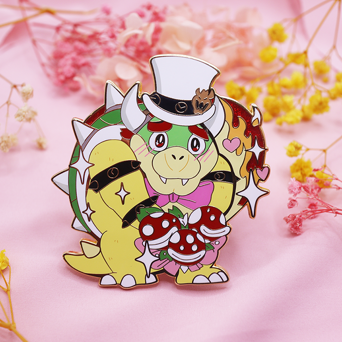 BOWSER BOWCHELOR ENAMEL PIN [NINTENDOLL CLASSIC]