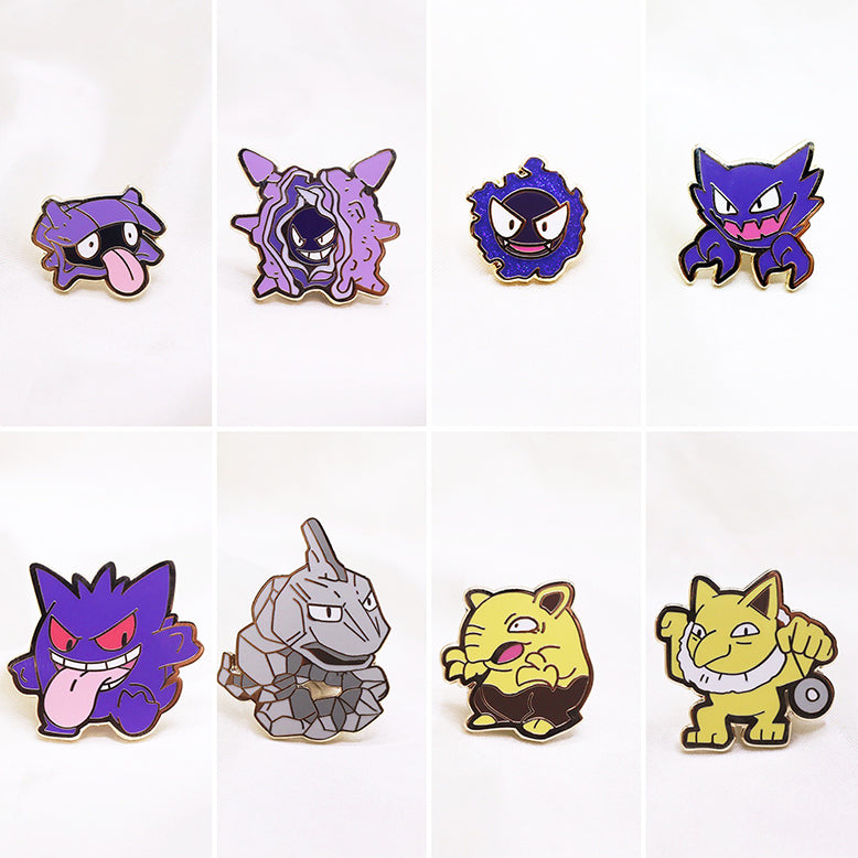 [PREORDER - SHIPPING LATE FEB ] 072-97 POKEDEX SET [26 PC] ENAMEL PIN SET  [MINI MONSTERS] [POKEDEX PROJECT]