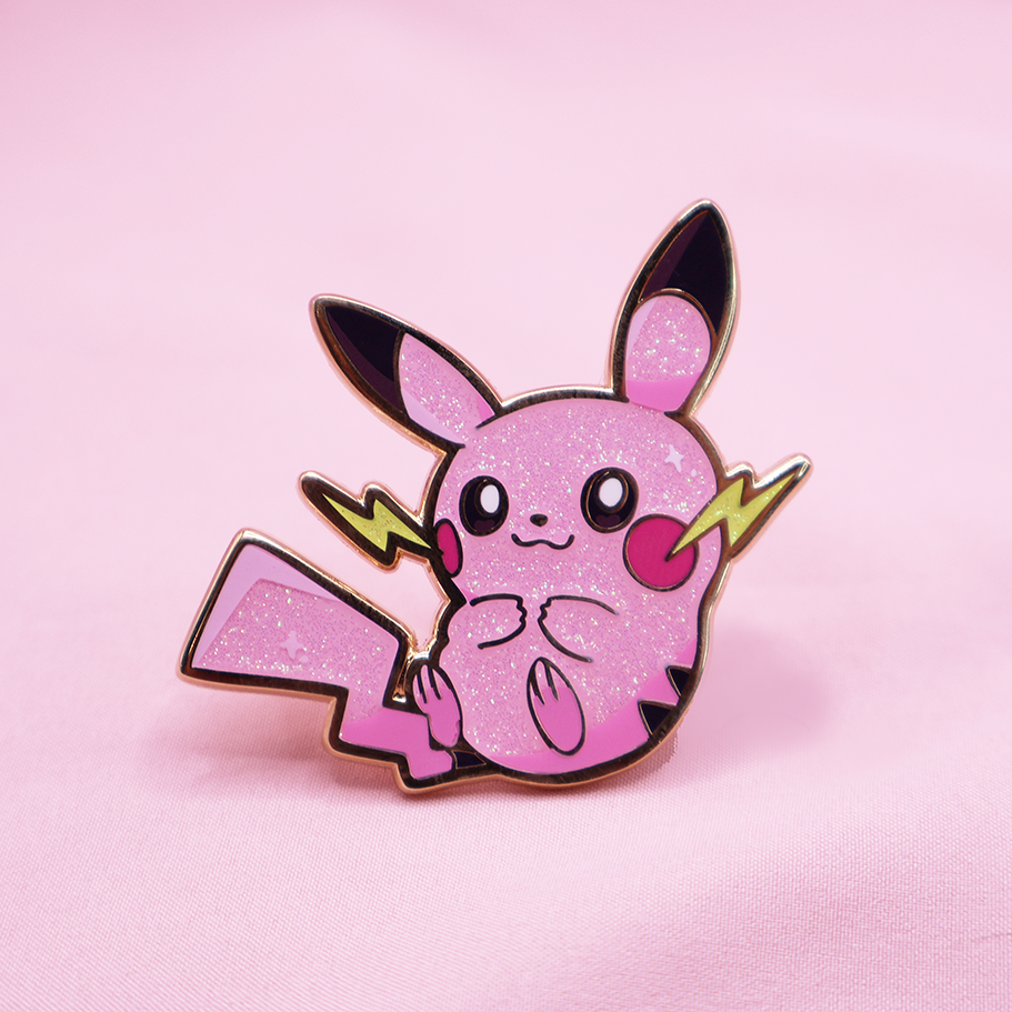 [~PINK ] PIKA JOLT! [PATREON EXCLUSIVE] ENAMELPIN