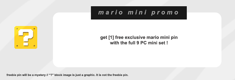 MARIO MINIS FULL 9 PC SET + BONUS FREEBIE [10 PC TOTAL] [PATREON ONLY PREORDER] [EARLY ACCESS]