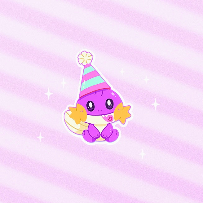 [PREORDER] [~SHINY] PARTY HAT MUDKIP [CELEBRATION] [POKEMALLOW]  SOFT DYED ENAMEL PIN