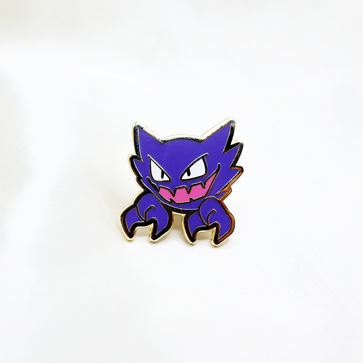 093 HAUNTER ENAMEL PIN [MINI MONSTERS] [POKEDEX PROJECT]