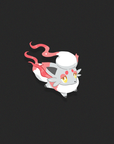 [PREORDER] HISUIAN ZORUA [WISP] [POKEMALLOW]  SOFT DYED ENAMEL PIN [SPOOKYMALLOW] [MAMOWEEN]