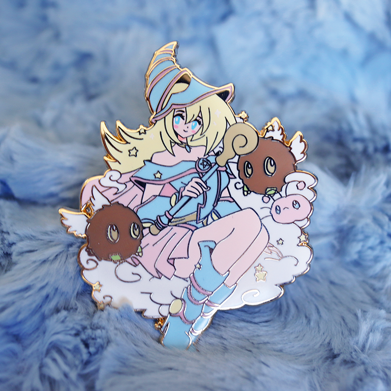 Dreamy Magician Girl Enamel pin [PATREON VAULT]