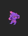 [PREORDER] MISMAGIUS [V2] [POKEMALLOW]  SOFT DYED ENAMEL PIN [SPOOKYMALLOW] [MAMOWEEN]