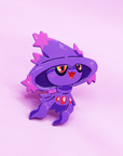 [PREORDER] MISMAGIUS [V2] [POKEMALLOW]  SOFT DYED ENAMEL PIN [SPOOKYMALLOW] [MAMOWEEN]
