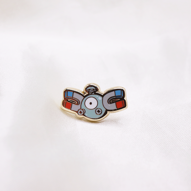 081 MAGNEMITE ENAMEL PIN [MINI MONSTERS] [POKEDEX PROJECT]