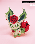 [PATREON EXCLUSIVE] [ROSE] [LEAFEON GARDEN] [POKEMALLOW]  SOFT DYED ENAMELPIN