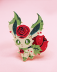 [PATREON EXCLUSIVE] [ROSE] [LEAFEON GARDEN] [POKEMALLOW]  SOFT DYED ENAMELPIN