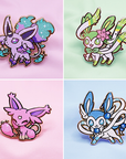 [9 PC TOTAL] [8+1 PC FREE BONUS] [EEVEE FUSION WAVE5 SET] ENAMEL PIN [PREORDER] [SHIPPING MAY '24]