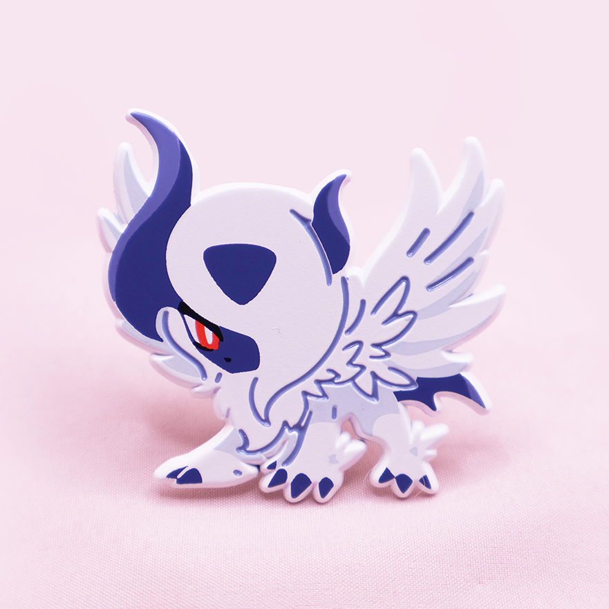 MEGA ABSOL [TAUNT] [SPOOKYMALLOW] [MEGA EVOLUTION] [POKEMALLOW]  SOFT DYED ENAMEL PIN