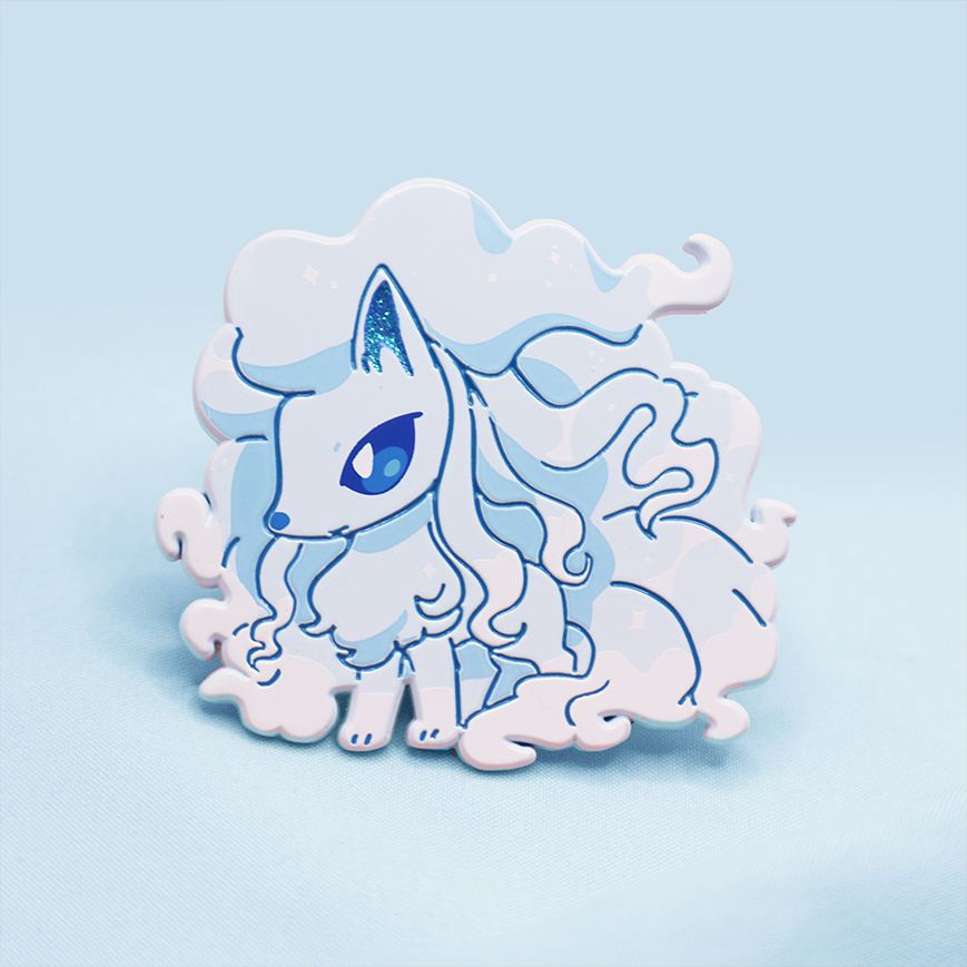 PREORDER] ALOLAN NINETALES [MALLOWVERSARY] [POKEMALLOW] ENAMELPIN [PR –  MAMOBOT