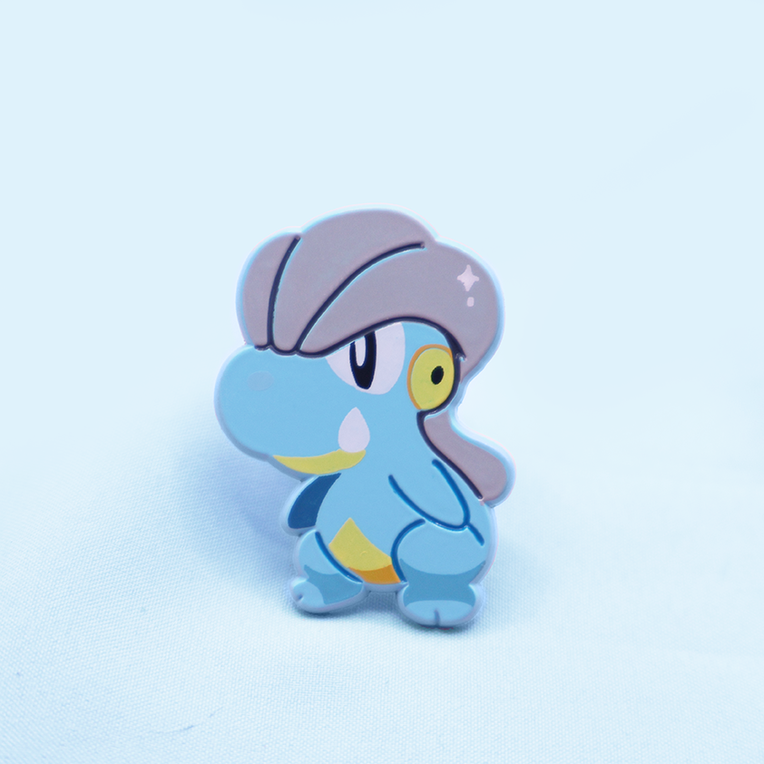 BAGON [POKEMALLOW]  SOFT DYED ENAMEL PIN