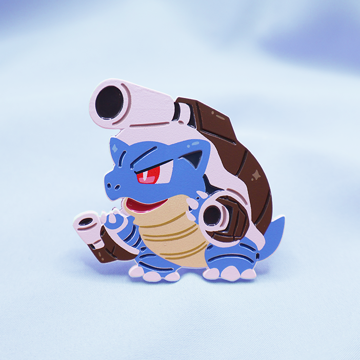[MEGA BLASTOISE] [MEGA EVOLUTION] SOFT DYED ENAMEL PIN