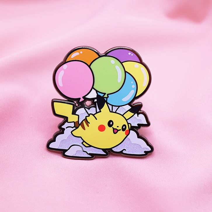 [BLACK NICKEL PATREON EXCLUSIVE] PIKA FLY ENAMELPIN