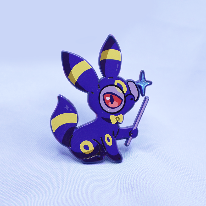 [PATREON EXCLUSIVE] [BLUE MOON] PROFESSOR UMBREON [POKEMALLOW]  SOFT DYED ENAMELPIN