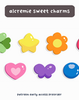 ALCREMIE'S SWEET CHARMS [POKEMALLOW ITEMS] [FILLER PINS] ENAMELPIN [PATREON EARLY ACCESS PREORDER]