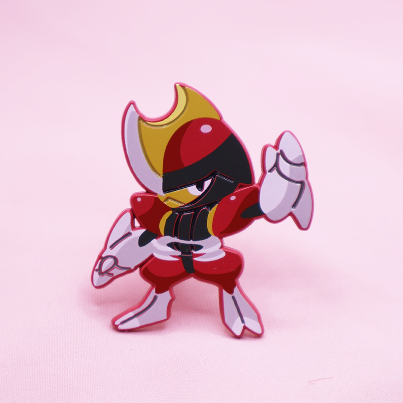 BISHARP [POKEMALLOW]  SOFT DYED ENAMEL PIN