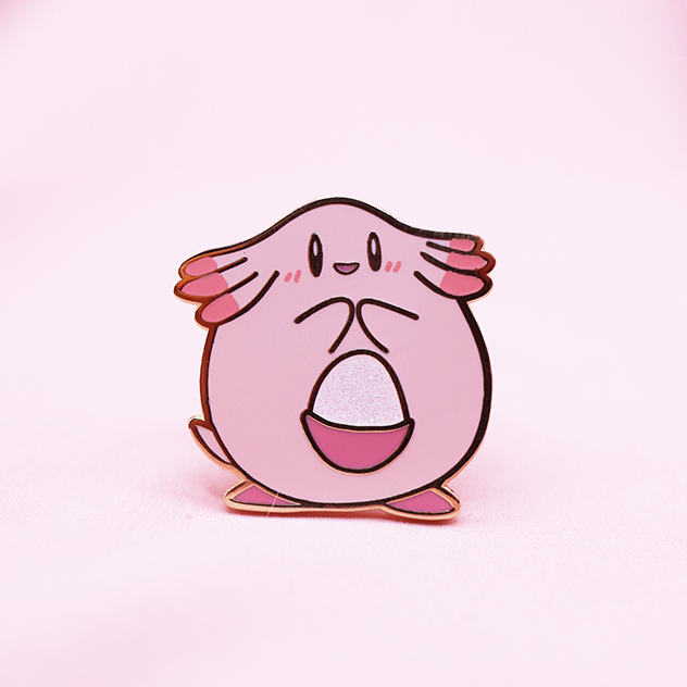 113 CHANSEY ENAMEL PIN [MINI MONSTERS] [POKEDEX PROJECT]