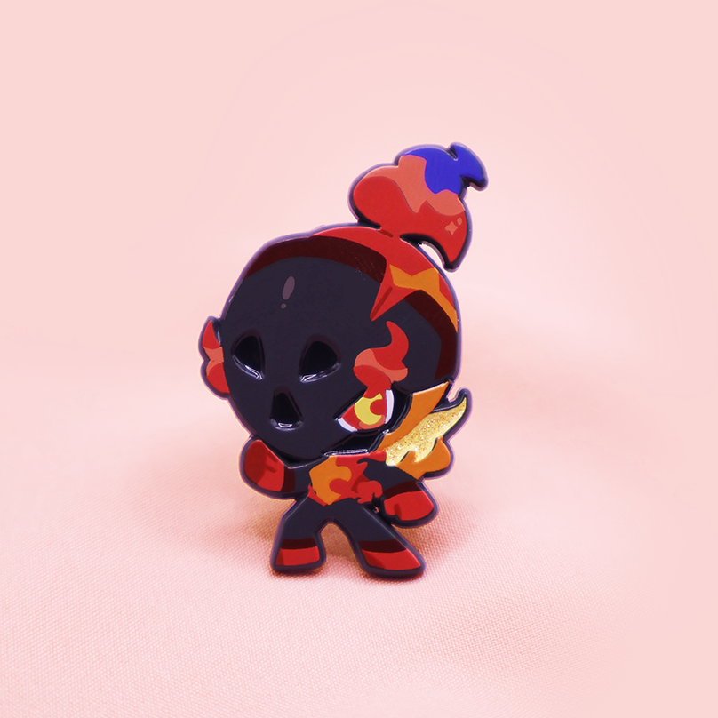 CHARCADET [POKEMALLOW]  SOFT DYED ENAMEL PIN