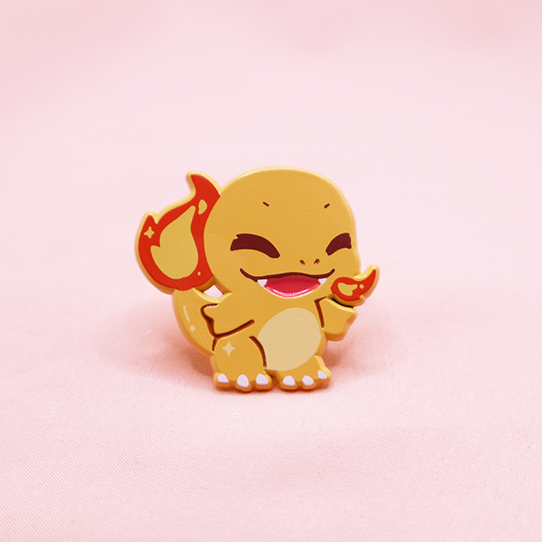 CHARMANDER [SMILE] [POKEMALLOW] SOFT DYED ENAMEL PIN