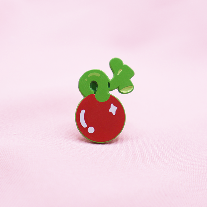 CHERI BERRY [POKEMALLOW ITEM] ENAMELPIN [PATREON EARLY ACCESS] [MIXED GRADE]