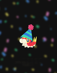 [PREORDER] PARTY HAT WURMPLE [POKEMALLOW]  SOFT DYED ENAMEL PIN