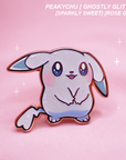 [~GHOSTLY GLITTER] ROSE GOLD [SPAKRLY SWEET] PEAKYCHU ENAMEL PIN [POKEBUDDIES] [POKOPIA]