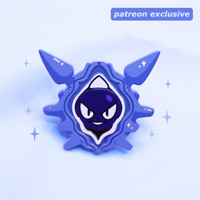[~SHINY BLUE ] CLOYSTER [PATREON EXCLUSIVE] [POKEMALLOW]  SOFT DYED ENAMELPIN