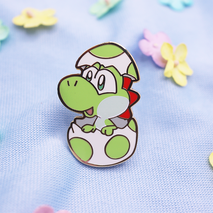 BABY YOSHI [ GREEN ] ENAMEL PIN