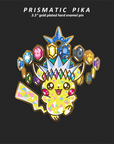 JUMBO PRISMATIC PIKA  ENAMELPIN  [PATREON EARLY ACCESS] [PREORDER]