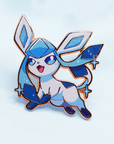 [~SHINY] GLACEON ENAMEL PIN [POKEBUDDIES]