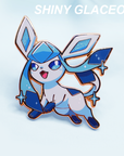 [~SHINY] GLACEON ENAMEL PIN [POKEBUDDIES]