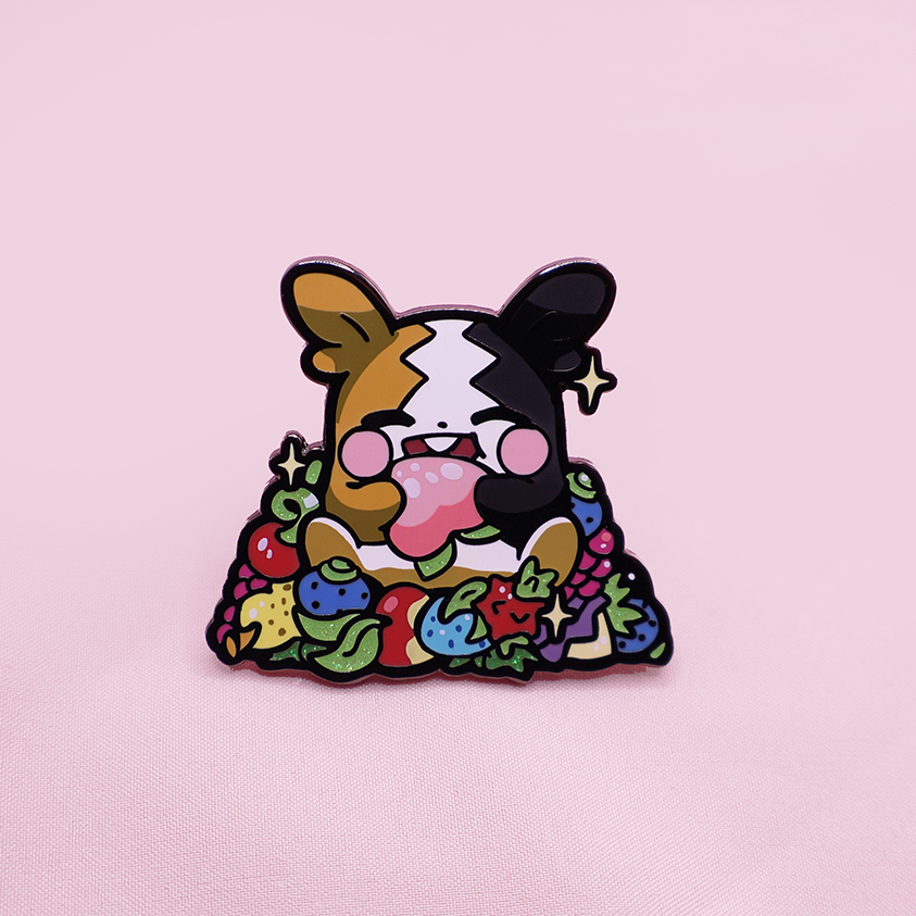 [SHINY] [BLK NICKEL ]MORPEKO ENAMELPIN [PATREON EXCLUSIVE]