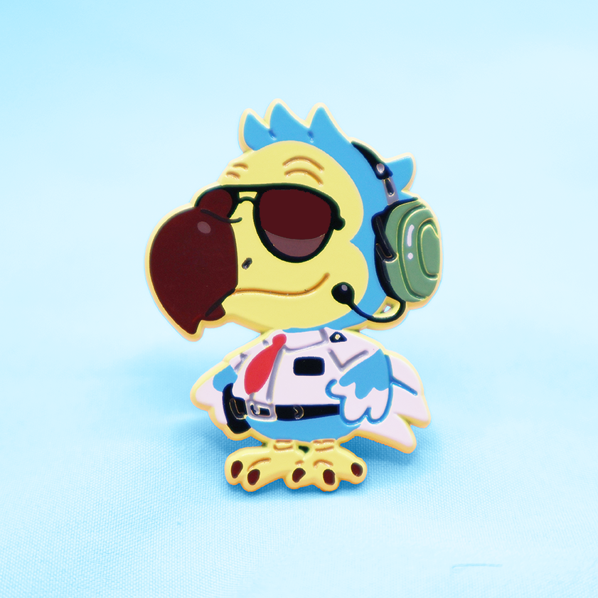 WILBUR [DODO AIRLINES ] [AC MALLOW] SOFT DYED ENAMEL PIN