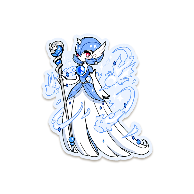 GARDEVOIR WAVE 2 VINYL STICKER