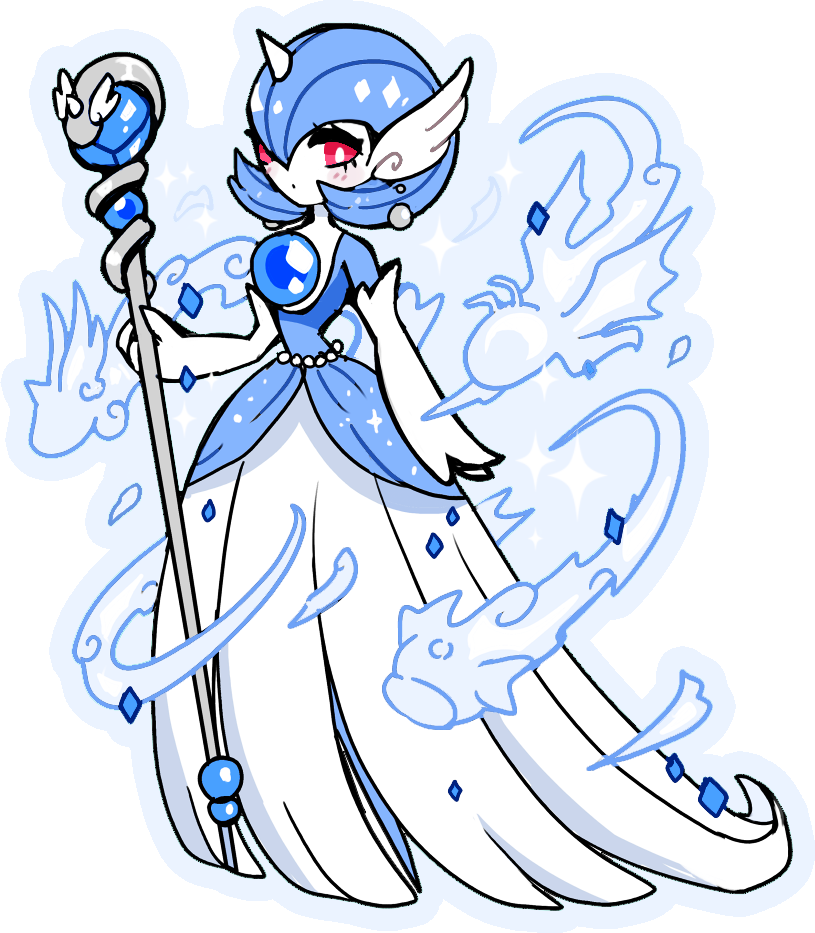 VINYL STICKERS [WAVE 2] HAUNT COUTURE FASHION GARDEVOIR SET [5 STANDARD + 1 NEW MYSTERY GIFT STICKER]