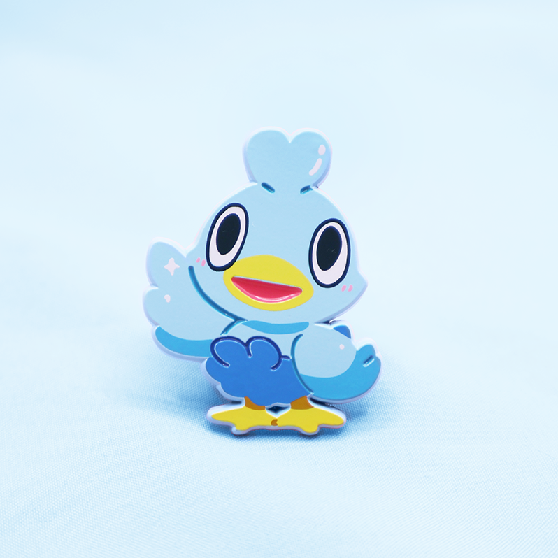 DUCKLETT [POKEMALLOW]  SOFT DYED ENAMEL PIN