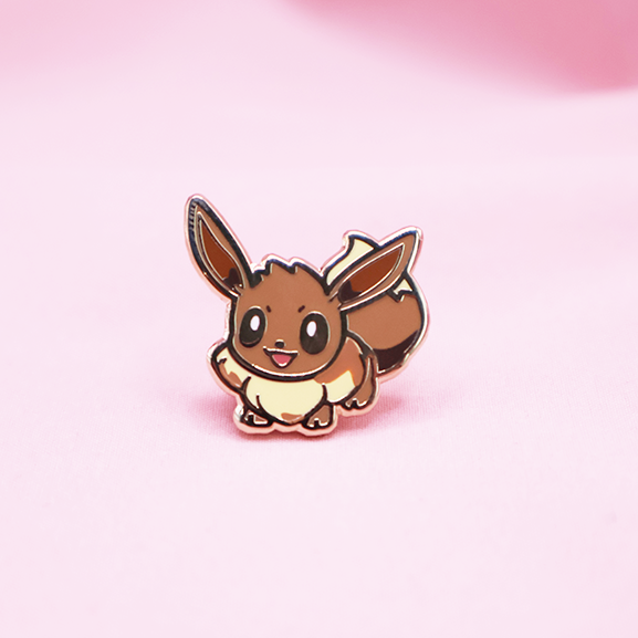 133 EEVEE ENAMEL PIN [MINI MONSTERS] [POKEDEX PROJECT]