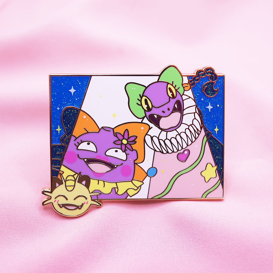 POKESNAPS - EKANS &amp; KOFFING [FASHION FLASH] ENAMEL PIN