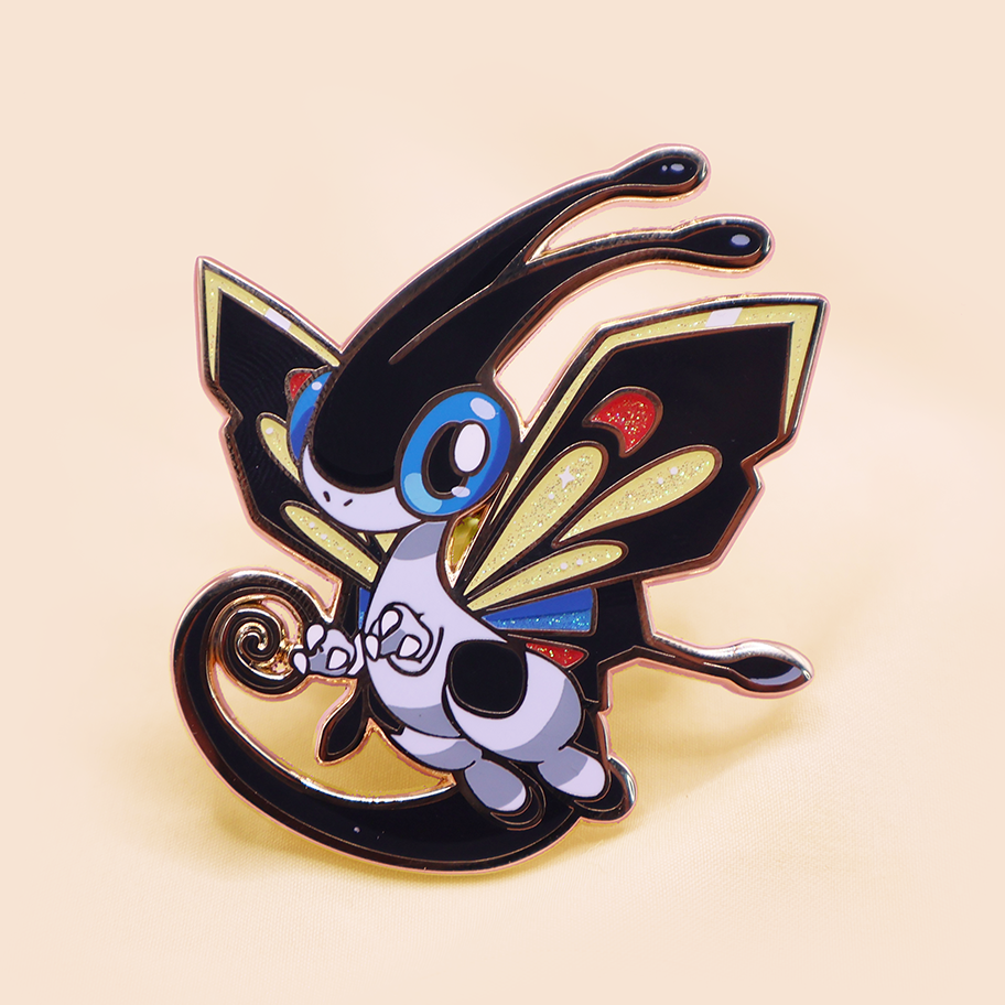 BUTTERFLY FORM FORM [FLYGON X BEAUTIFLY] [POKE DRAGON FUSION] ENAMEL PIN